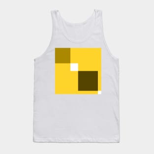 mustard yellow and olive abstract Tank Top